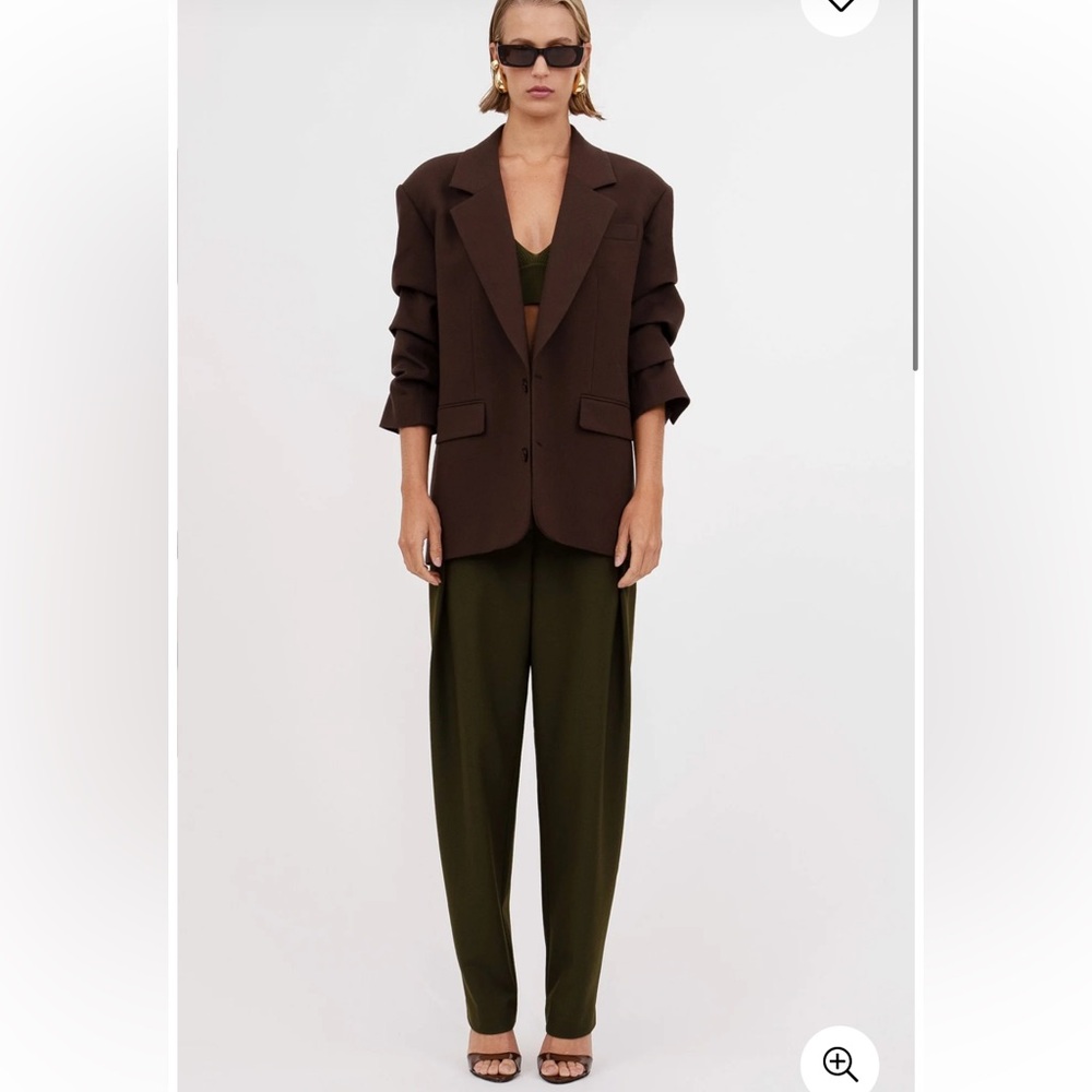 Trois  blazer size Medium in chocolate brown